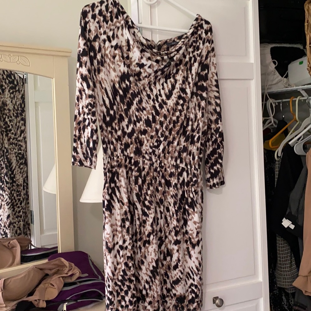 Women’s leopard print dress